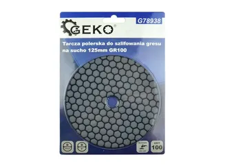 Geko Tarcza do szlifowania gresu 125mm GR100 na sucho G78938 - 4
