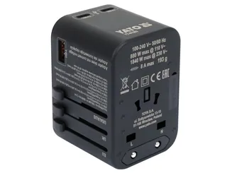 Yato Uniwersalny adapter podróżny z USB YT-81303 PROMOCJA - 2