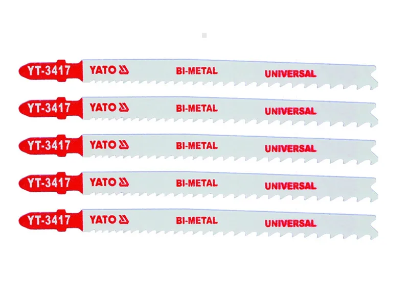 Yato Brzeszczoty do wyrzynarek BI-METAL uniwersalne 10-5 TPI 5 szt. YT-3417 