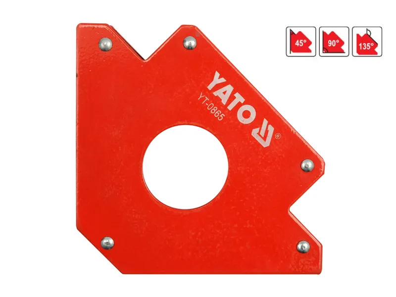 Yato Kątownik spawalniczy magnetyczny 34 kg z otworem 46 mm YT-0865