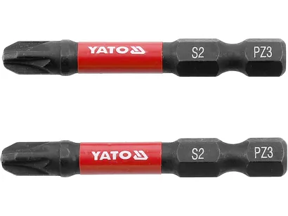 Yato Bity udarowe 1/4"x50 mm PZ3 2 szt. YT-78045