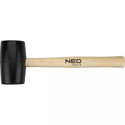 Neo Młotek gumowy z drewnianym trzonkiem 72 mm/900 g 25-064