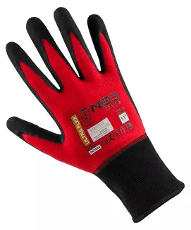 Neo Rękawice robocze ultraflex, nylon-spandex, pokrytcie polimetrowo-nitrylowe (foam), 4131X, rozmiar 11 97-622-11 - 3