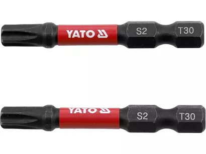 Yato Bity udarowe 1/4"x50 mm T30 2 szt. YT-78056