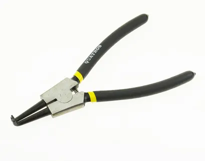 Quatros Szczypce do pierścieni Segera zewnętrzne wygięte 125mm  QS53004