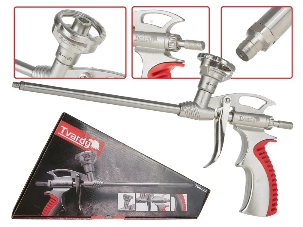 Tvardy Pistolet do pianki samoczyszczący NO-CLEAN T00222