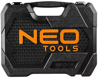 NEO Tools Zestaw kluczy nasadowych 1/4