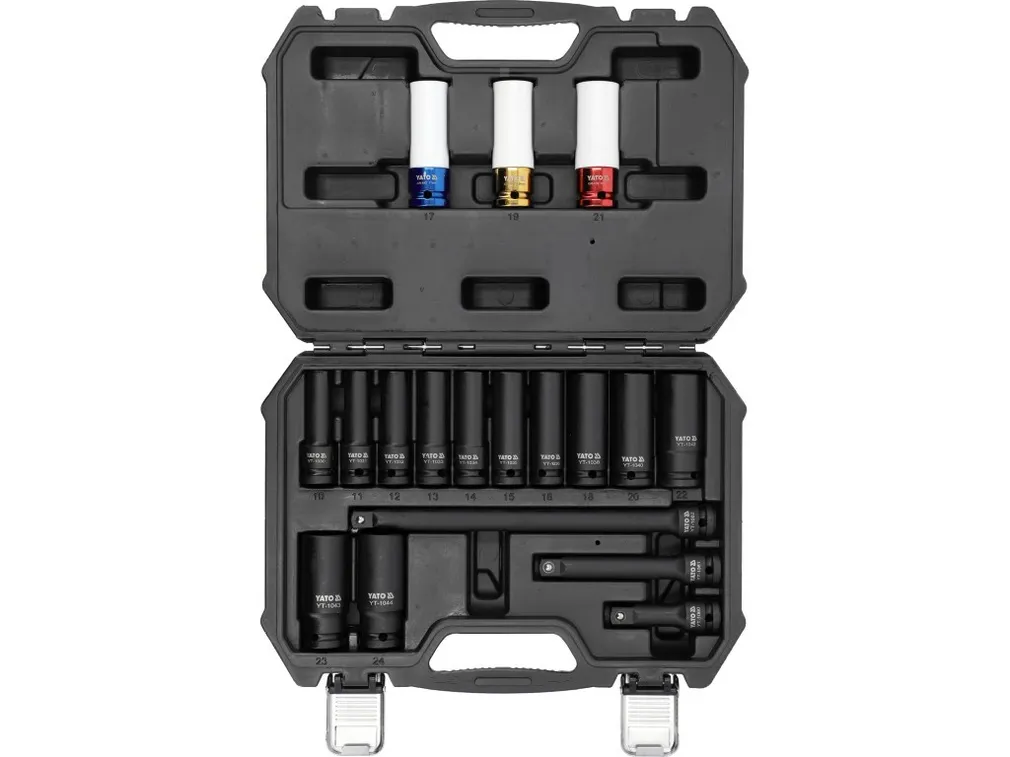 Yato Zestaw nasadek udarowych 10-24mm 1/2