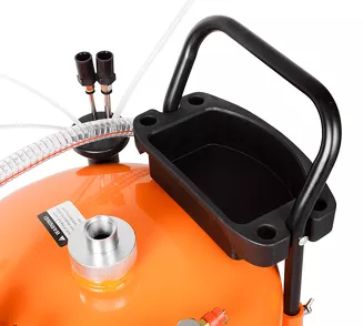 NEO Tools Zlewarko-wysysarka mobilna do oleju pneumatyczna z zbiornikiem kontrolnym 10-811 - 12