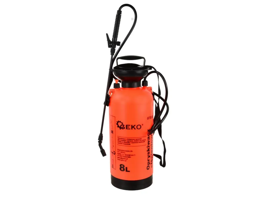 Geko Opryskiwacz ciśnieniowy 8L ORANGE  G73238