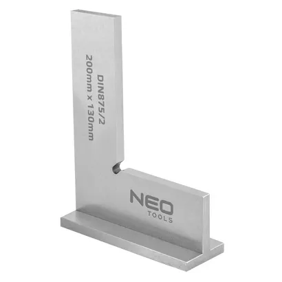 NEO Tools Kątownik z podstawą DIN875/2 200x130 mm 72-033