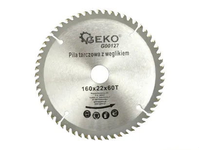 Geko Tarcza do cięcia drewna 160x22xmm 60z. G00127 