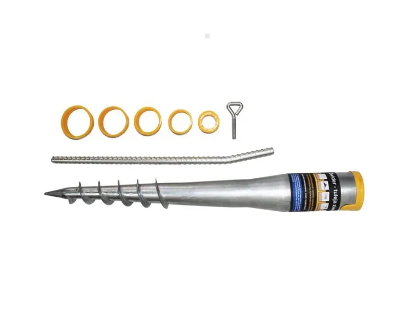 Drel Świder - tuleja do mocowania w ziemi  68x580 mm  DR-GS-580 