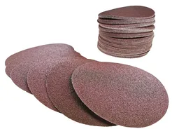 Geko Papier ścierny krążek 125mm rzep P100 50szt. G00334 