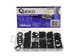 Geko Przelotki gumowe zestaw 180szt. G02915