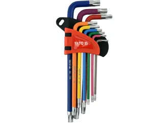 Yato Klucze imbusowe Torx kolorowe zestaw T10-T50 YT-05633 - 2