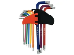 Yato Klucze imbusowe Torx kolorowe zestaw T10-T50 YT-05633