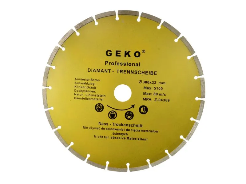 Geko Tarcza diamentowa do cięcia segmentowa 300x3mm G00254 