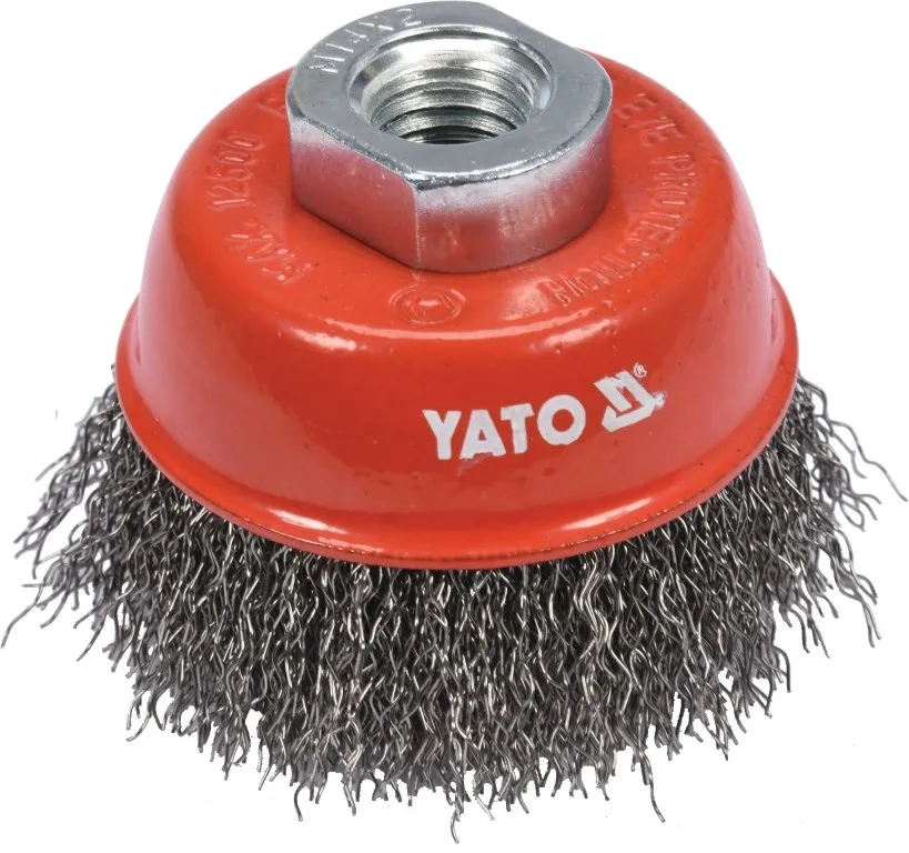 Yato Szczotka doczołowa 65 mm M14 stal nierdzewna INOX YT-47658
