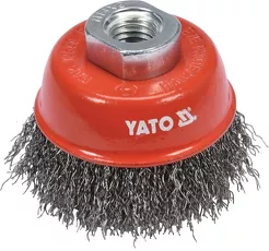 Yato Szczotka doczołowa 65 mm M14 stal nierdzewna INOX YT-47658