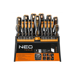 Neo Śrubokręty zestaw 37szt. 04-210
